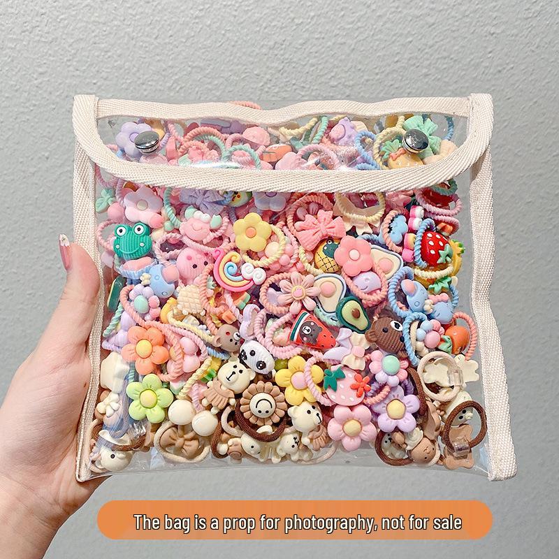 Rubber Band Girl Hair Tie - Cute, No-Damage, Small-Size Baby Headwear 2025