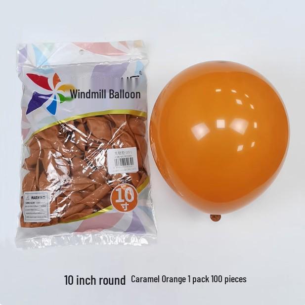 Windmill Pattern 10" Round Latex Balloons - Pack of 100 for Weddings & Birthdays