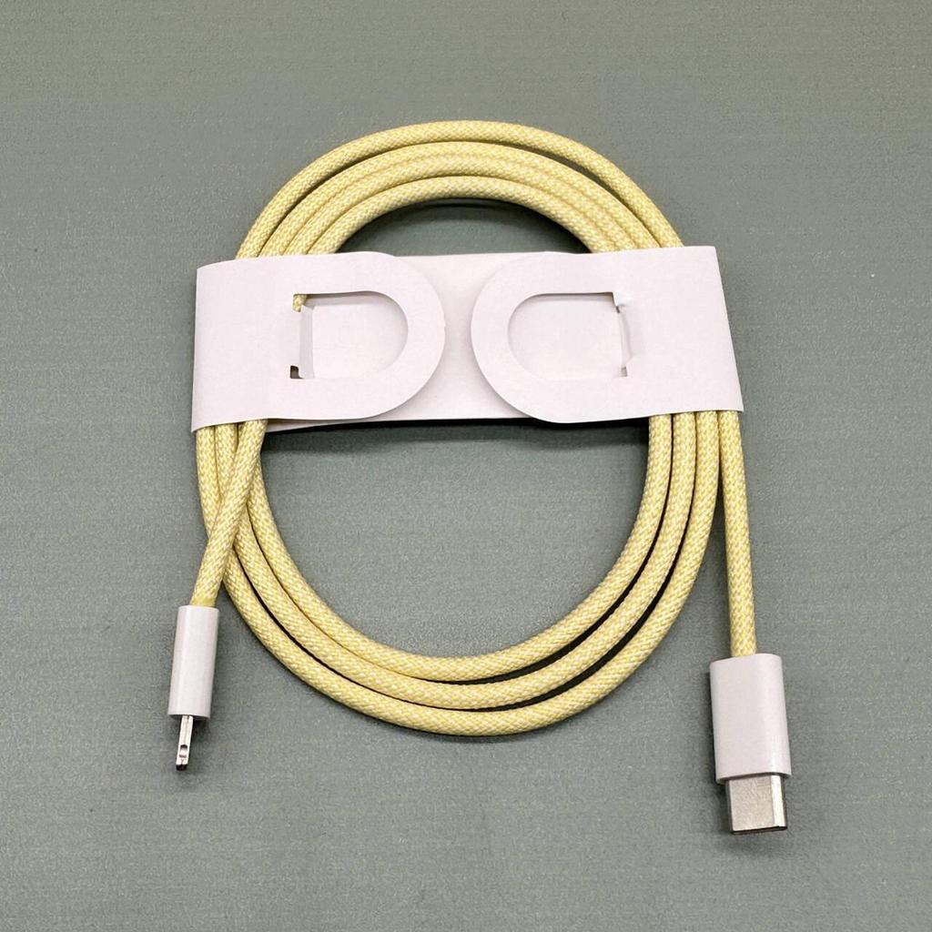 Knitted Macaron PD20W Double C Cable for Apple 16/15/14/13 Devices