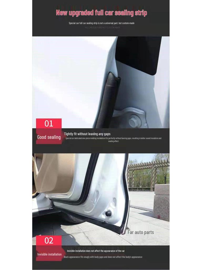 Dongfeng Fengshen AX5 Car Door Seal Strip - Noise & Dust Reduction