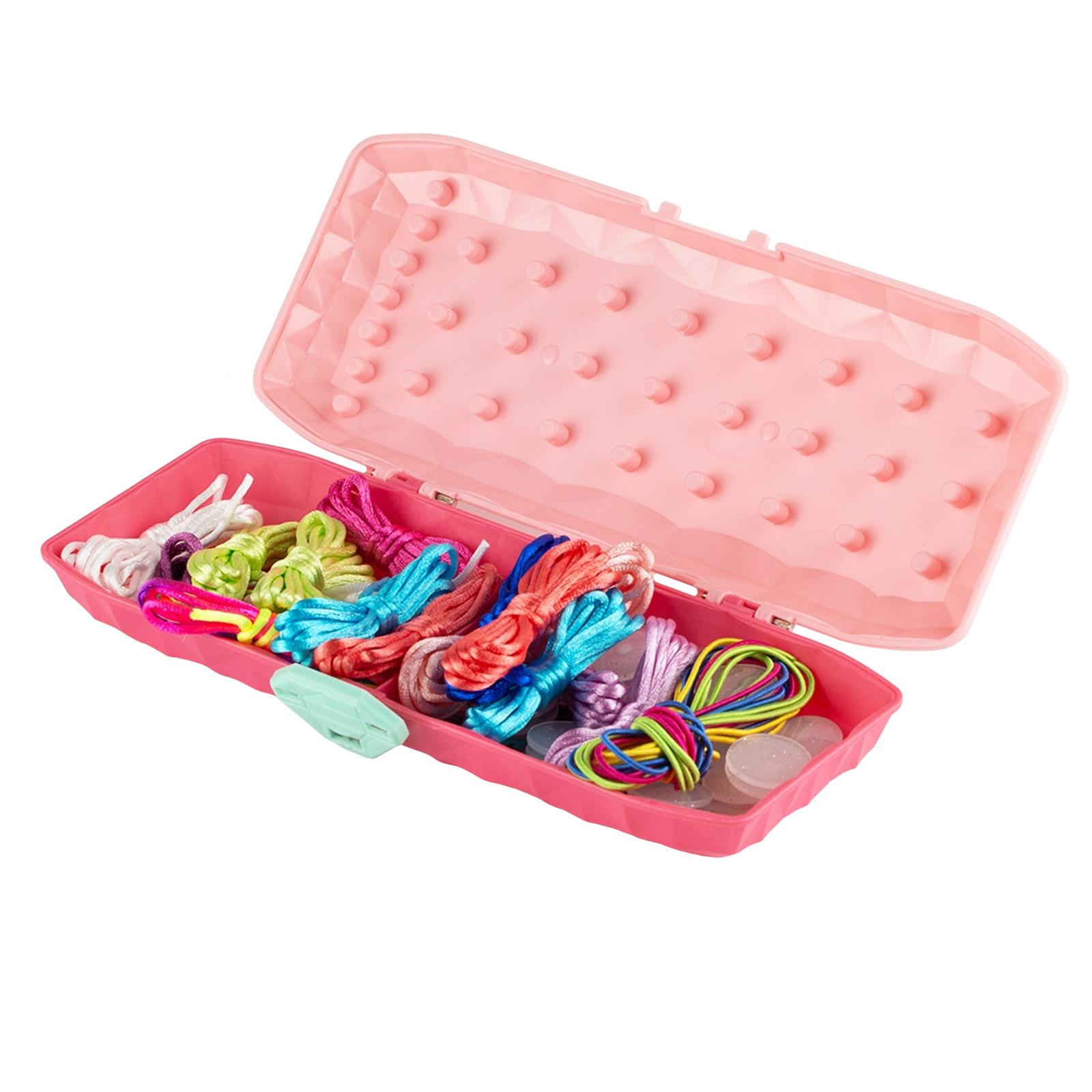 

Детский набор для изготовления браслетов дружбы, креативный станок для плетения браслетов, ручной станок для плетения веревок для детей, производитель красочных украшений