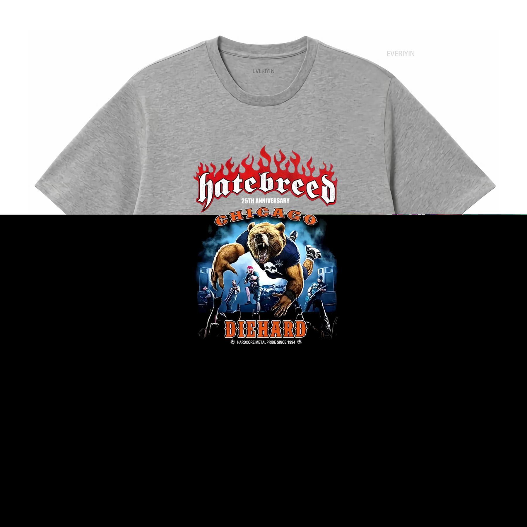 

Hatebreed Chicago 25th Anniversary Retro Style T Shirt Diehard Hardcore Metal Pride Since 1994 vintage Washed Slightly Unisex S