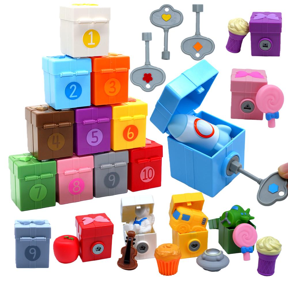 Toys Baby Montessori Learning Ocean Animal Finger Puppet Set 10 Numbered Matching Game Fine Motor Sorting Toy For Toddler Gift