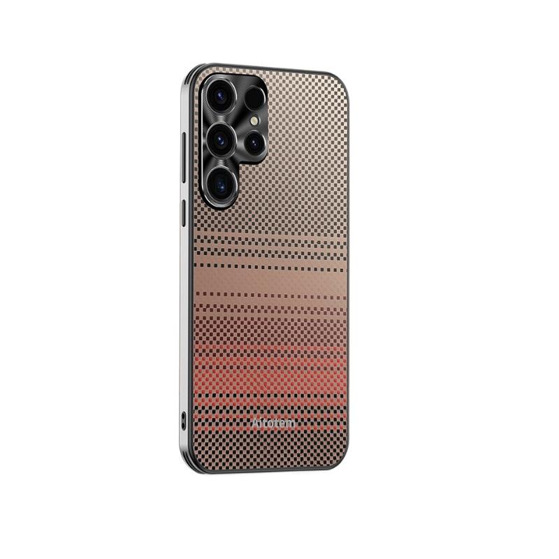 

Подходит для чехла для телефона Samsung S25ultra, S23u тканый из волокна, Samsung 24U с полной защитой и воздушной подушкой, противоударный для 22 мужчин Samsung Galaxy S25Ultra