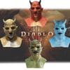 Diablo Demon Belial Mask Latex Headgear Game Roleplaying Halloween Toy Funny