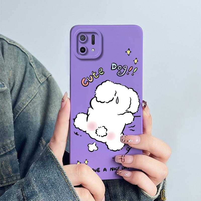 

For OPPO A16K A16e Phone CPH2349 CPH2421 Case Cover Soft Silicone Sweet Painted Shell Cartoon Funda Lovely Printed Casing Coque OPPO A16K