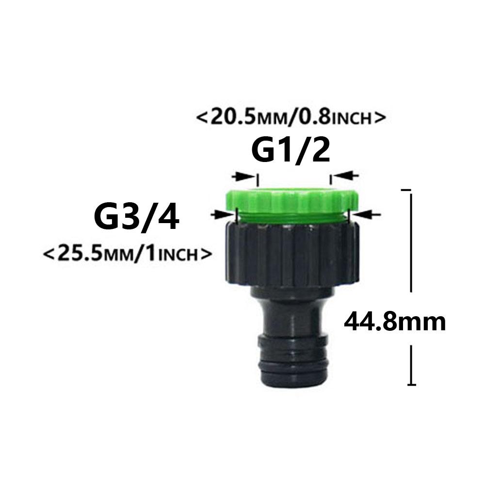 

2-ходовой ниппельный шланг, разделитель воды, садовый кран, резьбовой соединитель 1/2 3/4, Y-образный клапан для полива, быстроразъемное соединение для садового шланга