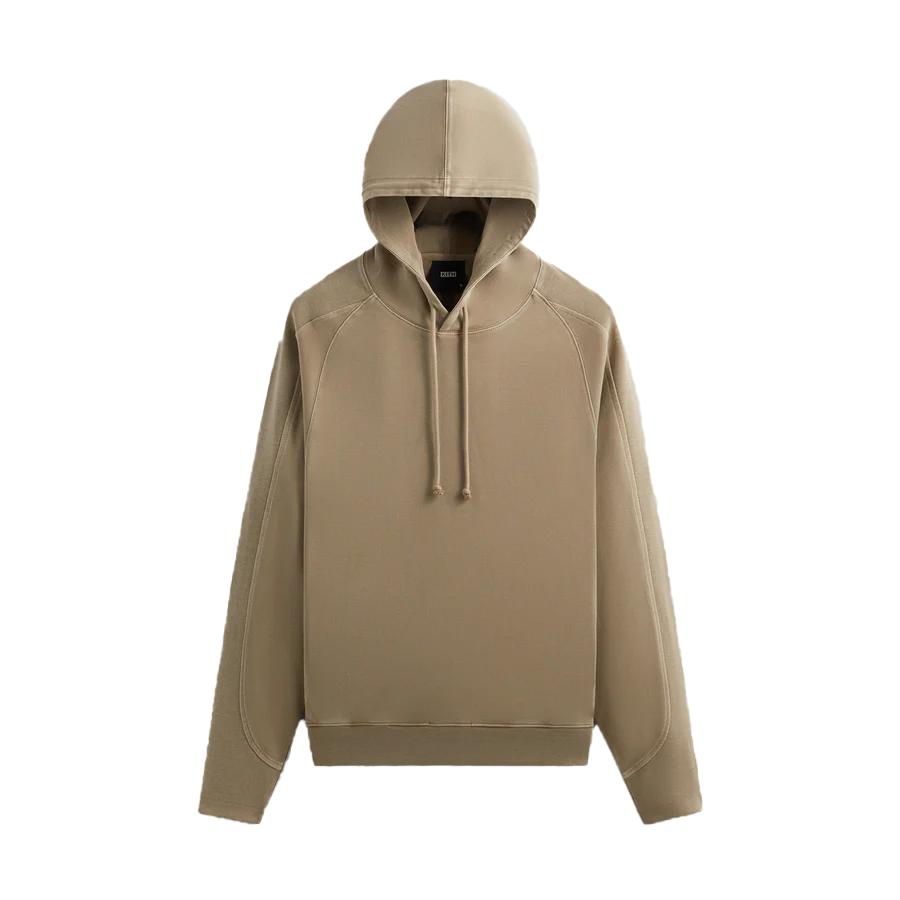 Kith Raglan Bleecker Hoodie Sanctuary Men Tops Tan KHM031299-290