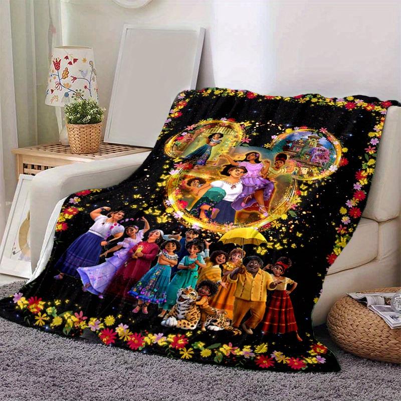 

1pc. Colorful Floral Frame Blanket, Perfect for Home, Office, or Outdoor Use, Ideal Gift for Any Occasion 130x150cm