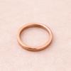 Pure Copper Minimalist Band Ring, Everyday Wear Simple Band, Promise Band, Handmade Jewelry