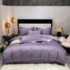 100% Egyptian Cotton Duvet Cover Luxury Solid Color Comforte Quilt Cover for Single Double Queen King Bed Soft Skin-friendly 1pc