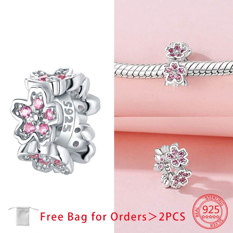 Bead Charms Butterflies Charm Bead Charms Stopper Clasp Locating Buckle Copper Bead Charms Compatible With Bracelets Birthday Graduation Jewellery Gif