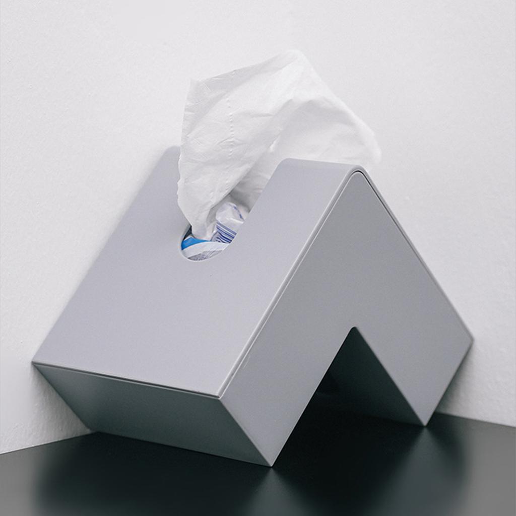 Nordic Style Plastic Tissue Box Holder Personality Simplicity Tissue Storage Box for Restaurant
