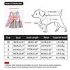 Pet Apparel Thin Breathable Dog Rainbow Skirt Bow Design Soft Pet Cloak Skirt Sleeveless Princess Dress Spring Summer