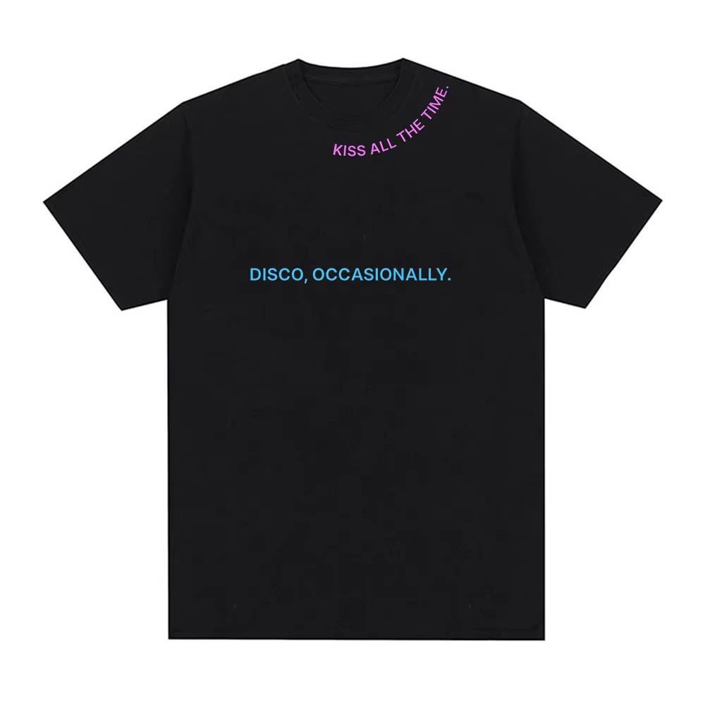 

Harry Styles 2026 Kiss All Time Disco Occasional Tour Tshirt Summer High Quality Cotton Retro Tshirt Mens Oversized Tshirt S