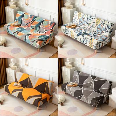 Folding Sofa Bed Cover Spandex Stretch Sofa Covers Elastic Double Seat Cover Slipcovers For Living Room Furniture Protector