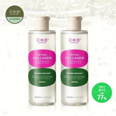 CKD Retino Collagen Low Molecular 300 Collagen Texture Toner 250ml 2 Pcs. Costco Large-capacity Cosmetics Gift, 1 Pc.