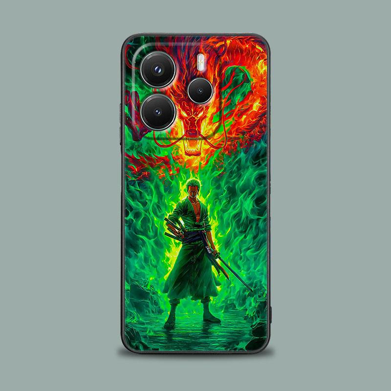 Soft Case For Xiaomi Redmi Note 15 14 13 12 11 10 Pro Plus For Redmi 15C 15 14C 13C 12C Back Phone Cover ZORO Roronoa One Pieces