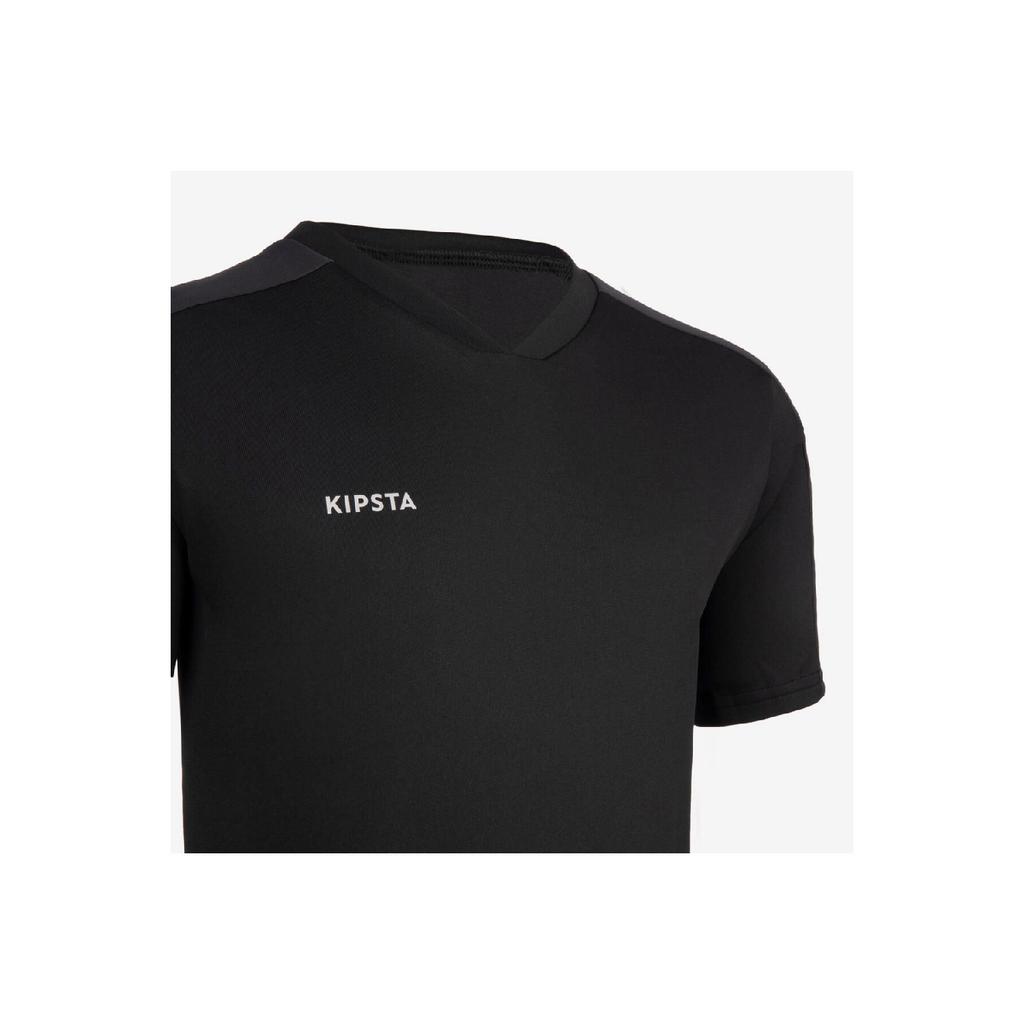 Kids Short Sleeve Football Jersey - Black - Esentiel