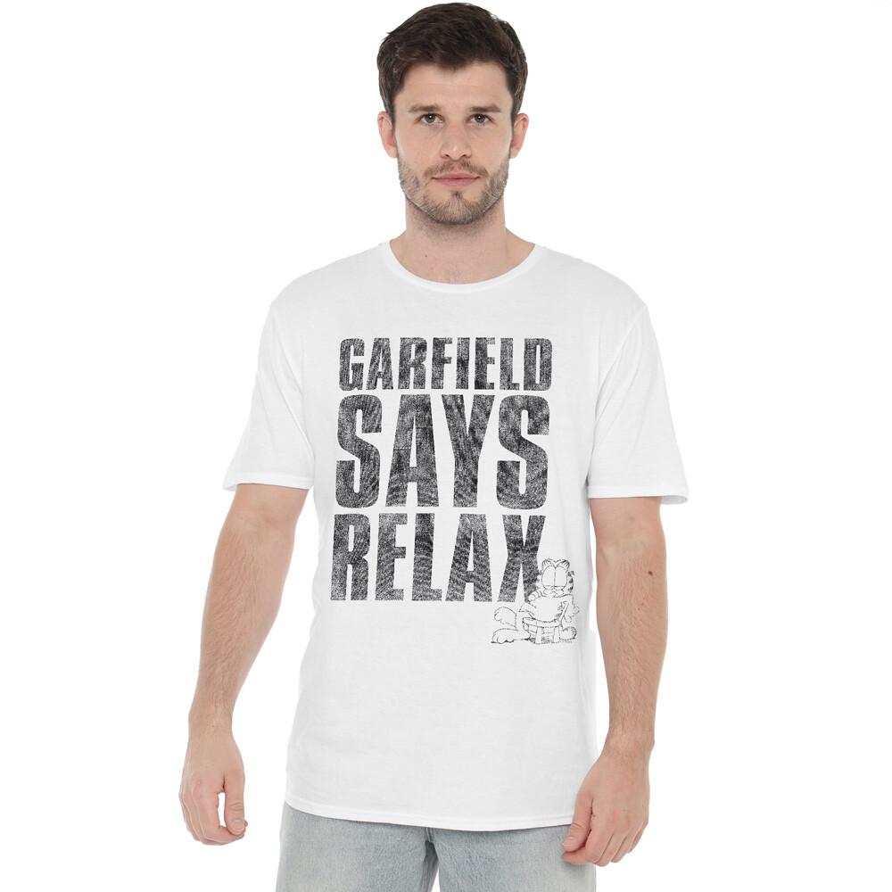 Garfield Relax T-Shirt S-5XL White S