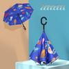 Kids' Cosmic World Reverse Double-Layer Windproof Straight Umbrella