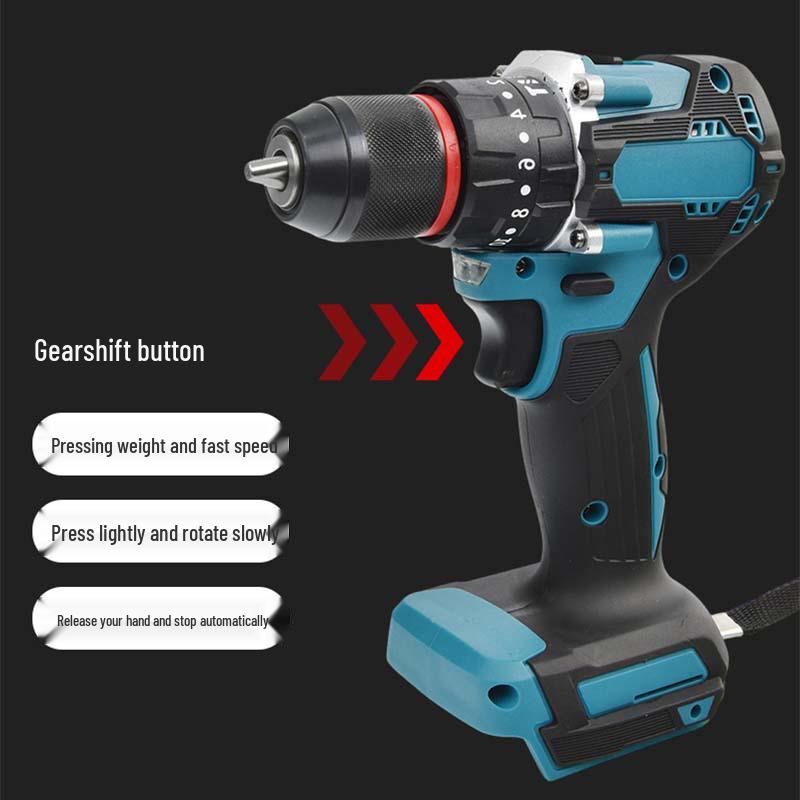 High-Power Rechargeable Brushless Electric Drill & Hammer