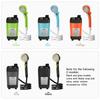 6000mAh Full Screen Intelligent Digital Display Shower Kit Portable Camping Shower Pump Adjustable RV Outdoor Shower Kit