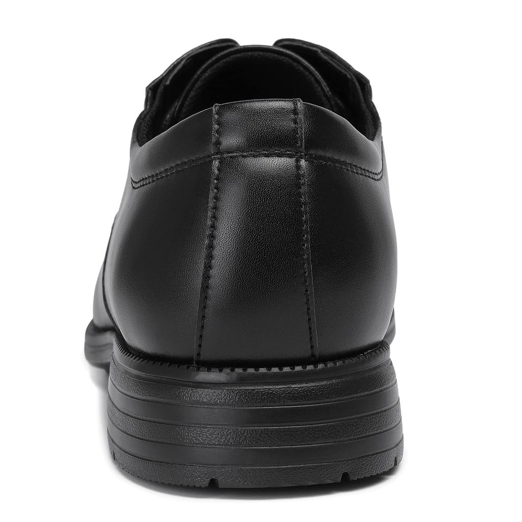 New Face Kobe Liberal Men's Lightweight Wingtip Moccasin Shoes with Sneaker-Like Grip, Perfect for Running, Black, NF303 (25-Point, 5-Centenaire)