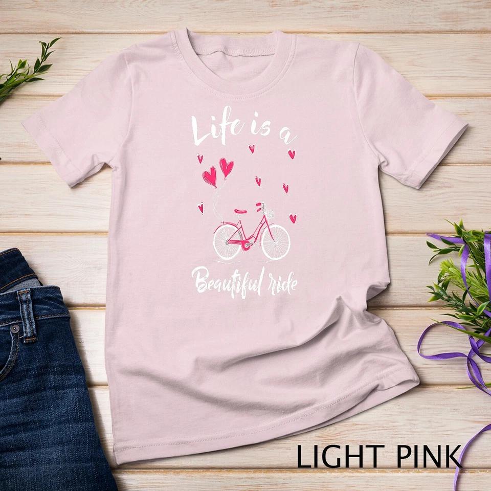 Cycling Life Is A Beautiful Ride Bicycle T-Shirt Unisex T-shirt 7 S