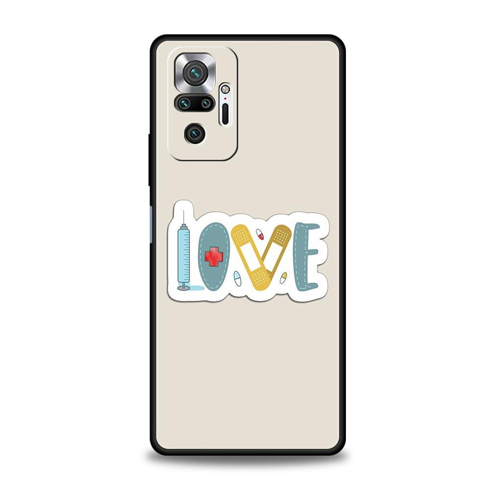 Phone Case For Xiaomi Redmi Note 14 13 12 5G 11 10 Pro Plus 4G 9S 9 14C 13C 12C 10C 9C 9A Cover Doctor Nurse Medical Medicine