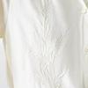 Solid Elegant French Embroidery Retro Sexy Shirt Women Basic Sweet Three Quarter Sleeve Tops Female Korean Fashion Design Niche Casual Slim Clothing