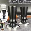 304 Stainless Steel Espresso Tamper Calibrated Spring Loaded for Baristas Constant Balance Horizontal Filler 51/ 53/ 58mm Sizes