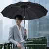Easy-Fold 12-Rib Umbrella, Large Automatic Umbrella for Men, Dual-Use for Sun and Rain, Sunshade Umbrella, Windproof Folding Umbrella