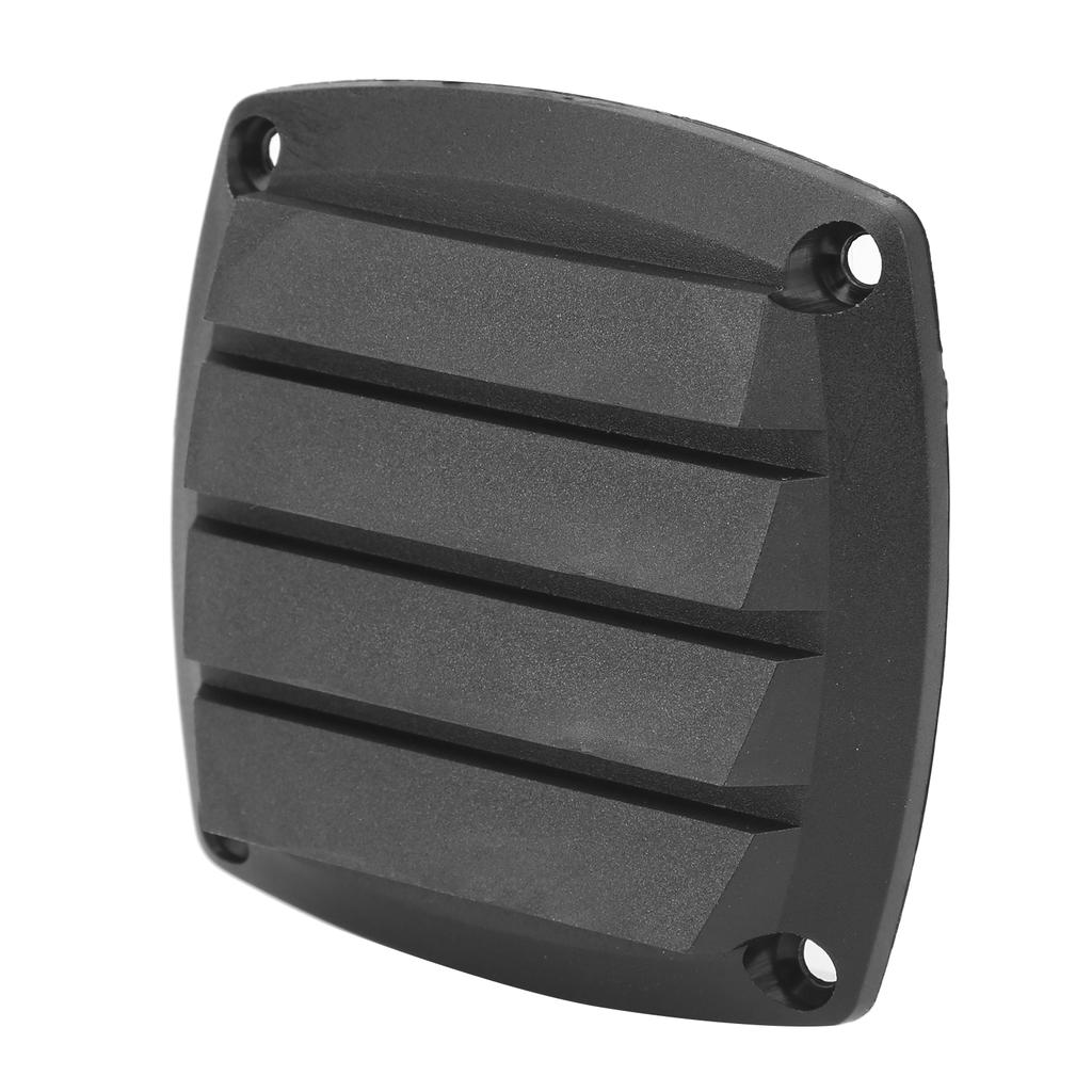 3in Marine Air Vent Grille Ventilation Ducting Louver Cover Black Plastic for Yacht