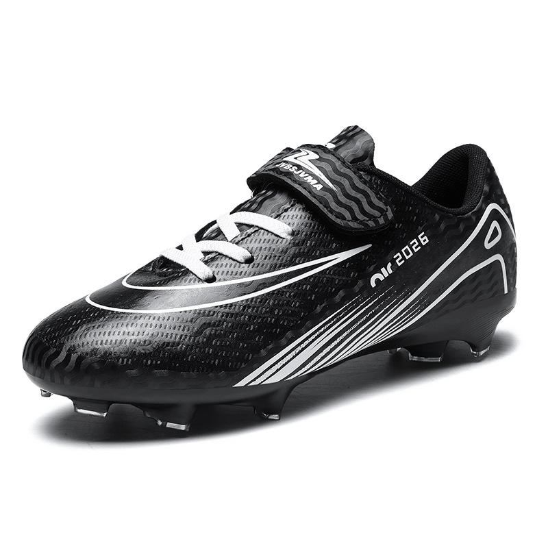 Pantofi de Fotbal pentru Copii Studenți Velcro Pantofi de Antrenament Competiție Băieți și Fete Low-Top Crampoane Unghii Rupte