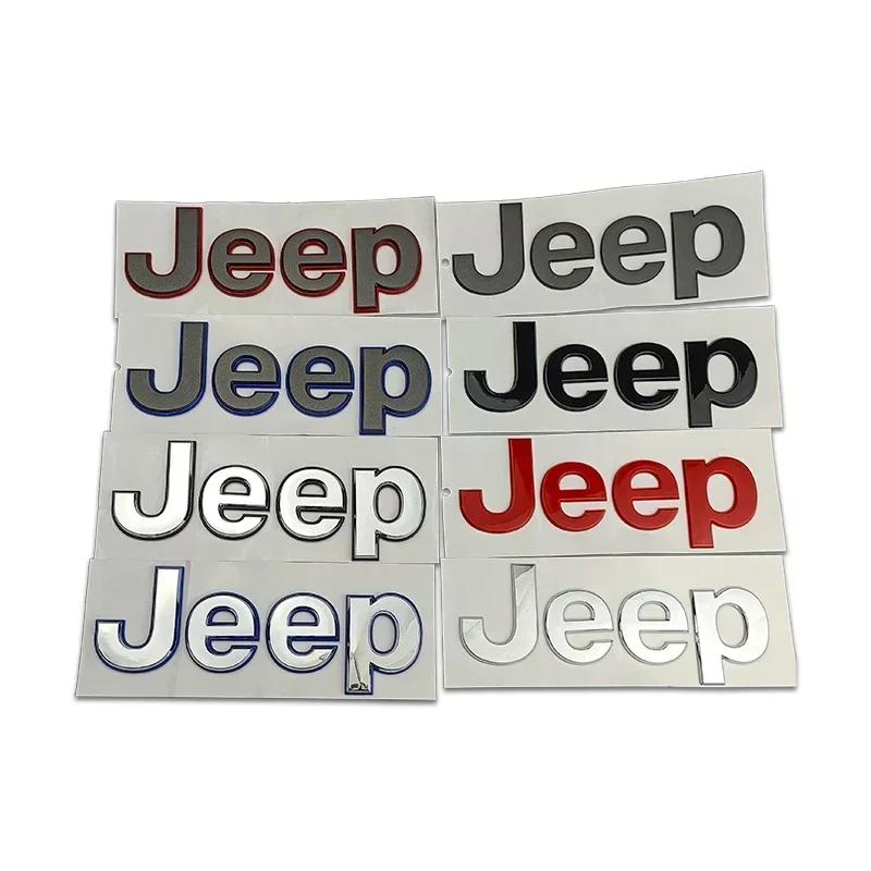 For Jeep For JEEP Grand Cherokee Commander Renegade Liberty Compass Patriot Wrangler Tj Jk Decoration ABS Car Front Emblem Tr