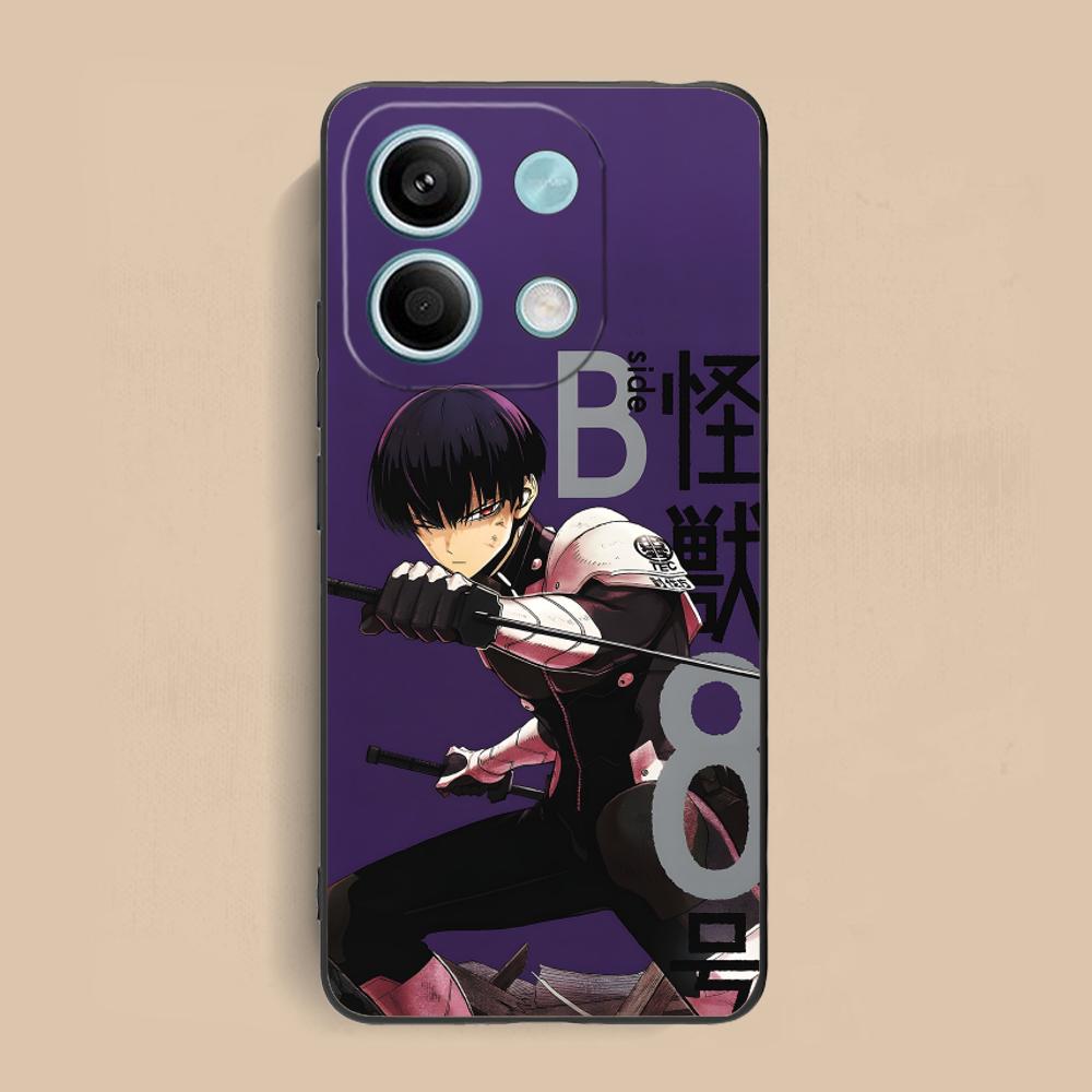 Kaiju No.8 Hoshina Soshiro Phone Case for Xiaomi Redmi 15 14 13 12 A5 3 2 1 C Plus 4G 5G Colorful Printing Cover Cover Luxury