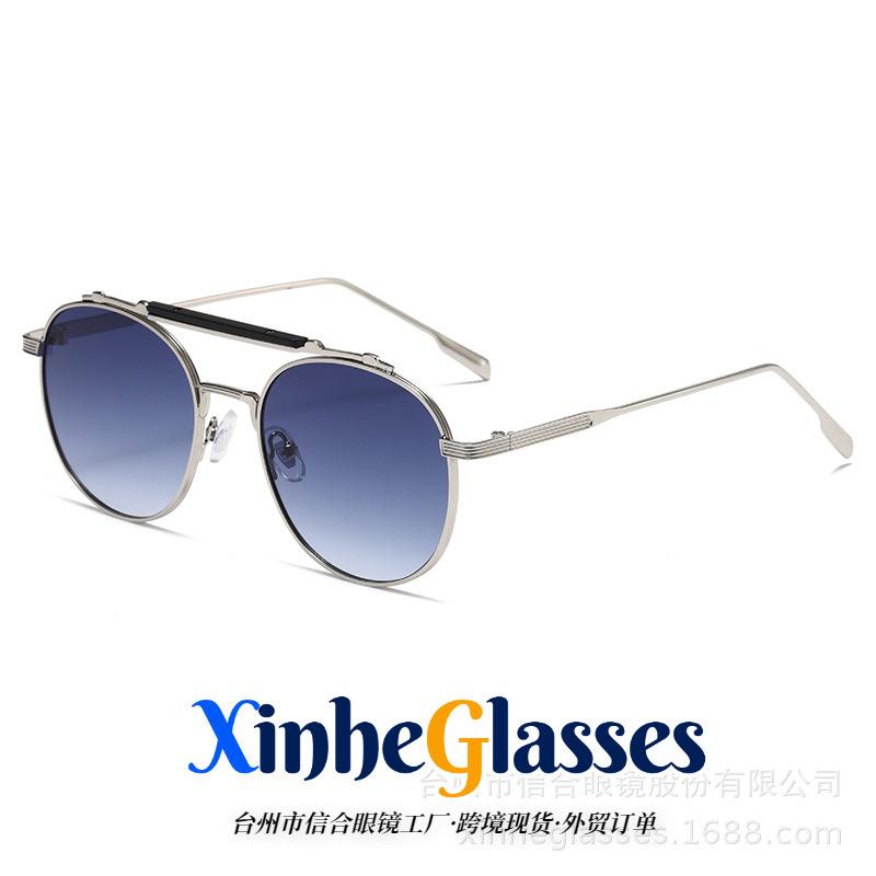 Clearance sunglasses women's metal sunglasses UV-proof glasses