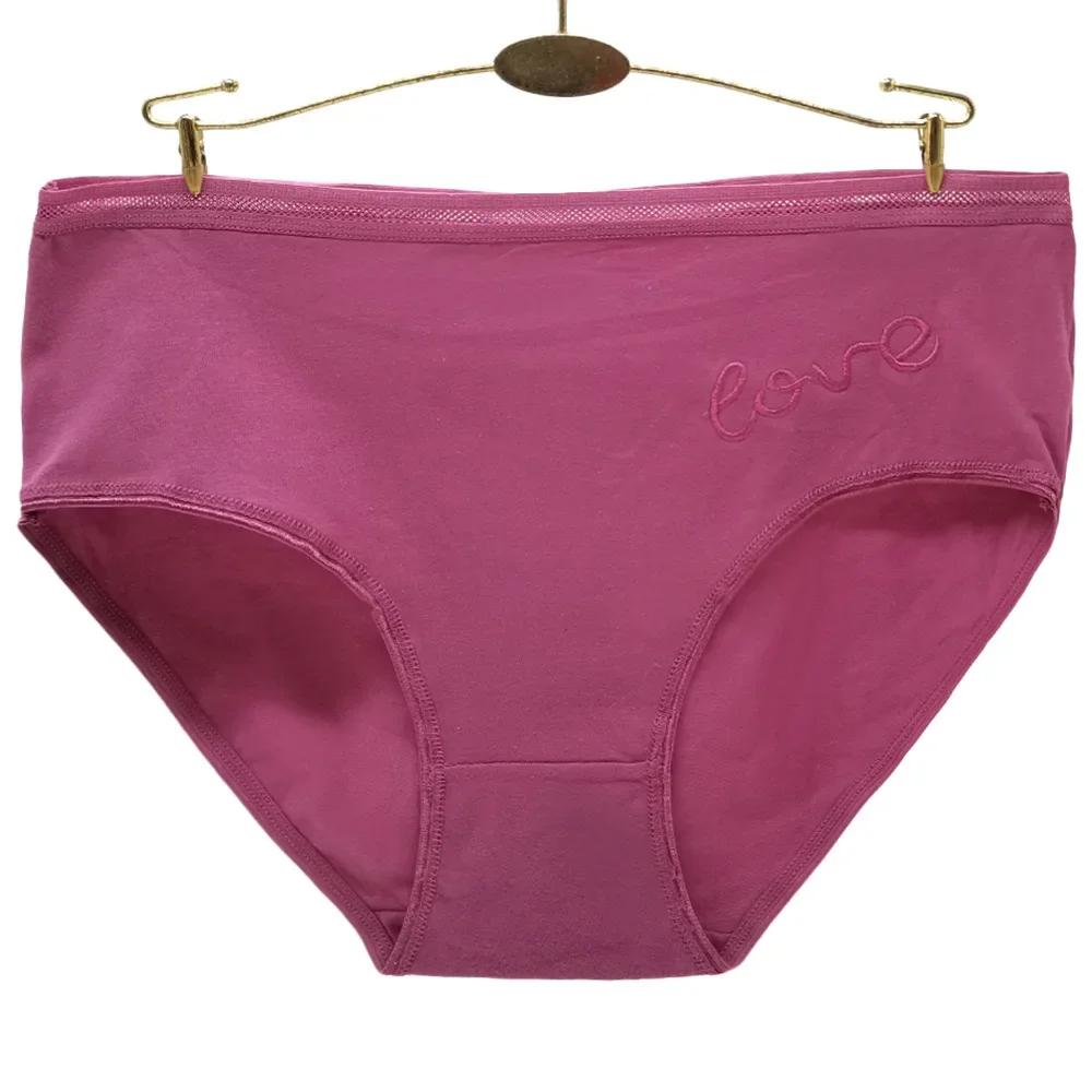 Panties Plus Size Cotton Underwear Women Briefs Woman Knickers Lady Lingerie Girl intimate Large 3 Pieces/Lot