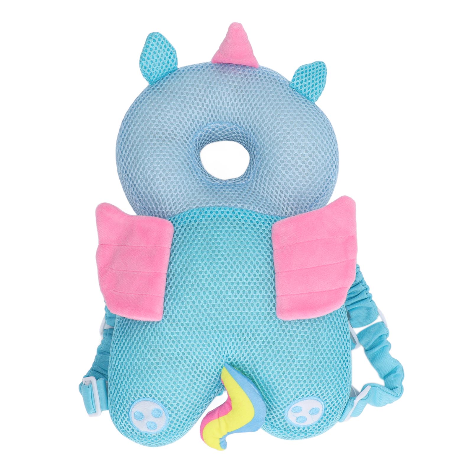 

Подушка-накладка для защиты головы малыша, регулируемая, милая мультяшная, детская сетчатая защита головы, рюкзак для