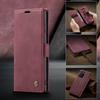 Retro Frosted Leather Flip Phone Case for Samsung NOTE20 Ultra/10 Plus with Card Slot & Stand