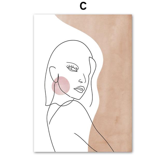 

Любовь Сердце Руки Линия Девушка Мальчик Абстрактные Скандинавские Постеры и Принты Настенное Искусство Холст Живопись Картины для Украшения Гостиной Без Рамки 21*30cm No Frame