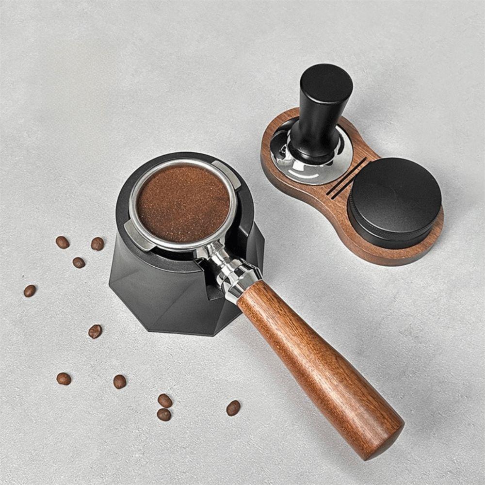Anti-Slip Bottom Coffee Tamper Holder ABS for Espresso Portafilter Holder for 51/53/58mm for Espresso Portafilter Rest Holder
