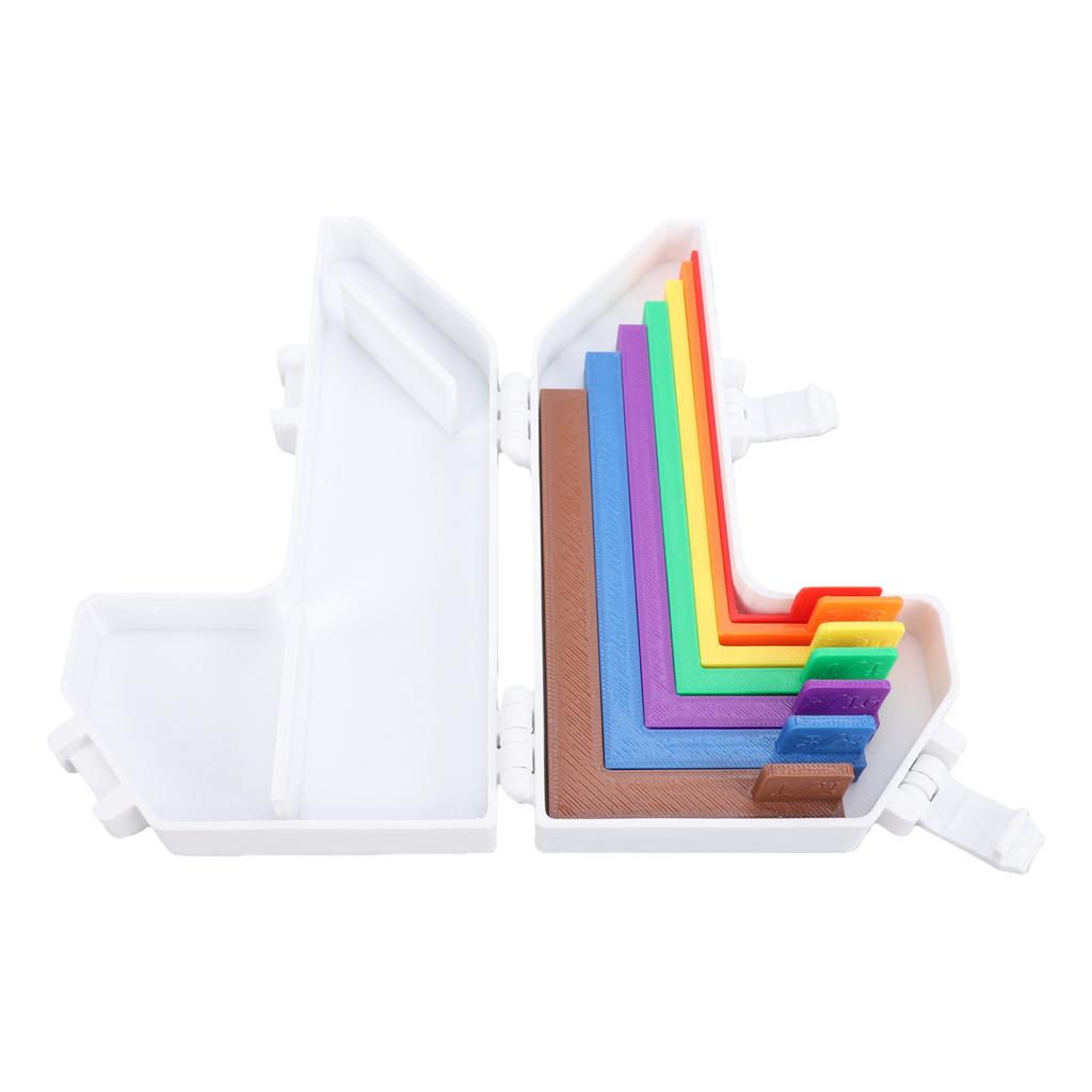 7pcs Paper Crafting Alignment Guide Scrapbook Alignment Tool Set with Storage Box