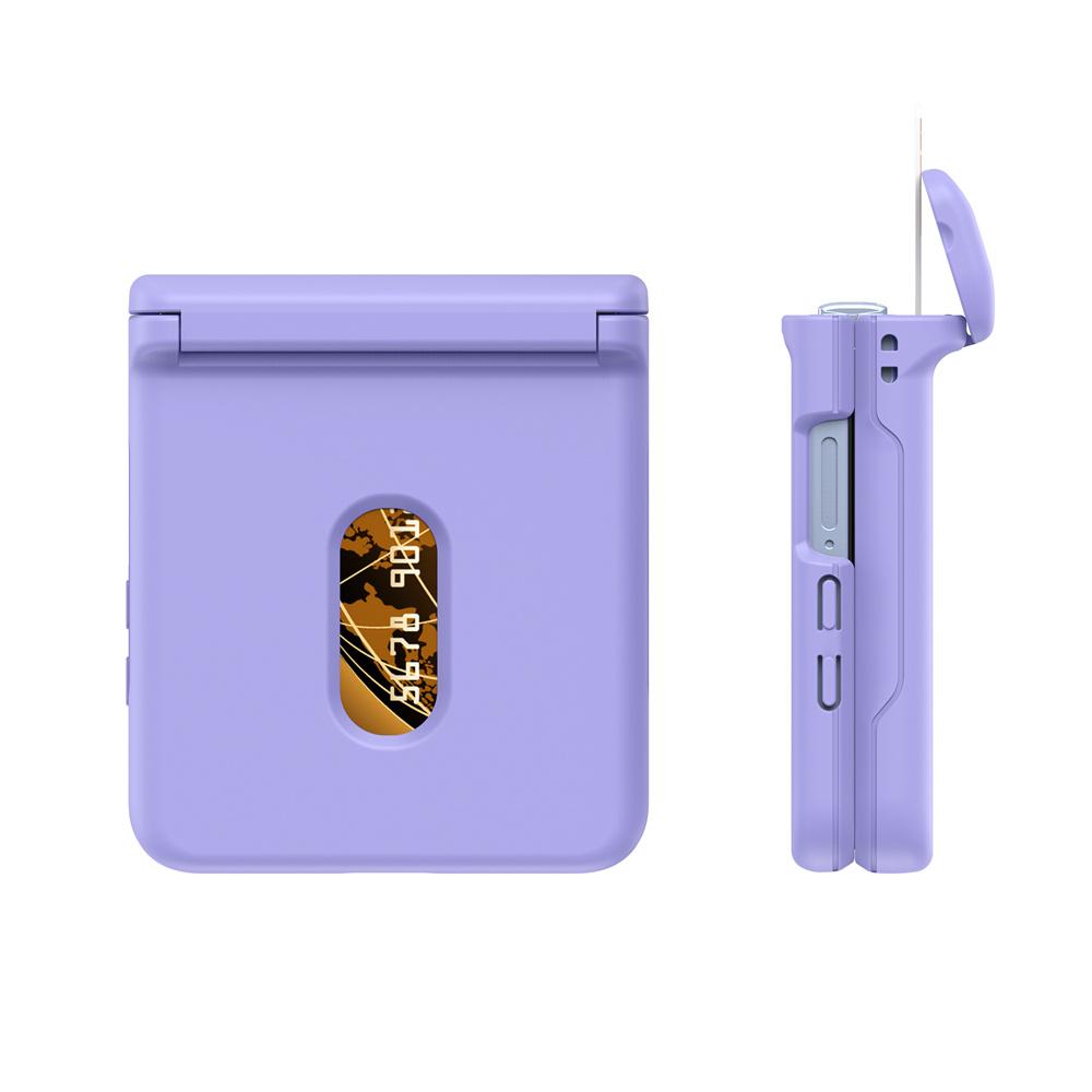 For Samsung Galaxy Z Flip 7 Fe 6 5 4 3 Wallet Case with Card Holder Hinge Protection Flip7 Flip6 Flip5 Flip4 5G Phone Cover