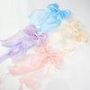 French Bow Curtain Tie, Pink and Blue Gauze Curtain Decoration, Ribbon, Living Room, Bedroom, Princess Style, Tie Rope, Wedding Decoration