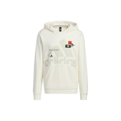 adidas Logo Letter Print Crewneck Pullover Long Sleeve Sweatshirt Men’s White S белый