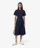LACOSTE Women'S Fit-And-Flare Belted Polo Dress Ef9621-56G 166