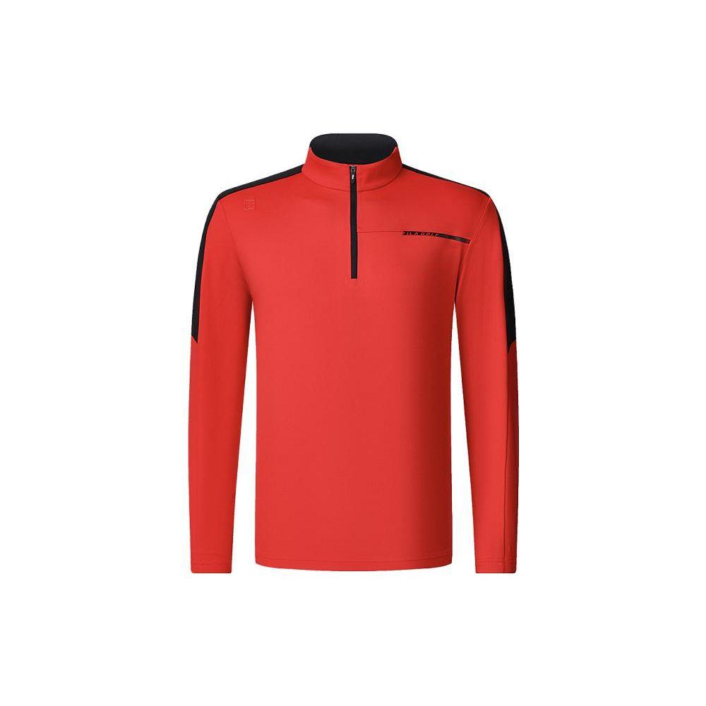 

Fila Серия Гольф Колорблок Элитное Поло с Длинным Рукавом Обычная Футболка Мужские Топы Флуоресцентный Огненно-Красный A11M415202F-RD M