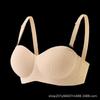 Summer Strapless Striped Underwear Light and Small Chest Gathering Underwear Comfortable No Steel Ring Soft Bra